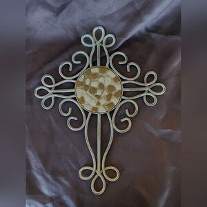 Decorative Metal Mosaic Tile Wall Cross